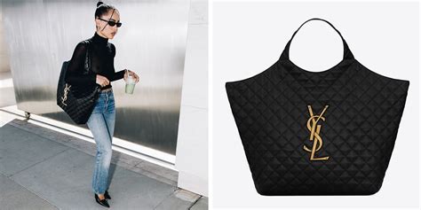 ysl tote bag leopard|ysl large quilted tote bag.